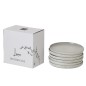 Piattino in gres grigio chiaro 21x21x2 cm Piattino in gres grigio chiaro 21x21x2 cm