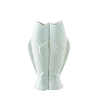 Vaso in gres azzurro 35,5x24,5x10,5 cm
