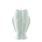Vase en grès bleu clair 35,5x24,5x10,5cm Vase en grès bleu clair 35,5x24,5x10,5cm