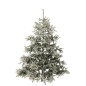 Sapin de Noël artificiel enneigé 420 leds en plastique vert H.240cm Sapin de Noël artificiel enneigé 420 leds en plastique vert H.240cm