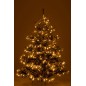 Albero di Natale artificiale innevato con 420 LED verdi in plastica H.240cm Albero di Natale artificiale innevato con 420 LED verdi in plastica H.240cm