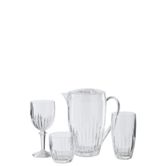 Jarra de acrílico transparente, 14 × 25 × 14 cm