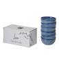 Ciotola in ceramica blu 11,5x11,5x6 cm Ciotola in ceramica blu 11,5x11,5x6 cm