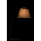 Lampara de mesa arco metal negro Alt. 66 cm