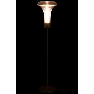 Lâmpada LED alta em vidro transparente 34x34x155 cm