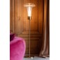 Lampe led haute en verre transparent 34x34x155 cm