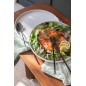Plato de gres verde claro, 26,7 x 2 cm Plato de gres verde claro, 26,7 x 2 cm