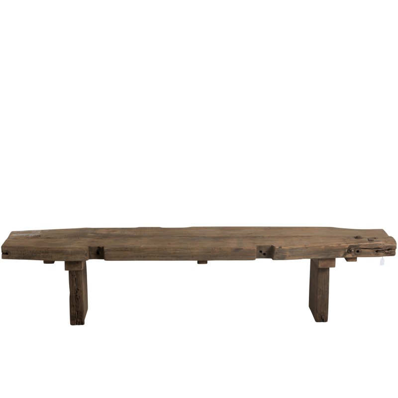 Panca grezza riciclata in legno marrone 190x38x46 cm
Panca grezza riciclata in legno marrone 190x38x46 cm