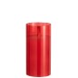 Lampe photophore en verre rouge 10x10x20 cm Lampe photophore en verre rouge 10x10x20 cm