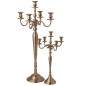 Candelero de aluminio rosa 47x47x98 cm Candelero de aluminio rosa 47x47x98 cm