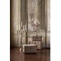 Candelero de aluminio rosa 47x47x98 cm Candelero de aluminio rosa 47x47x98 cm