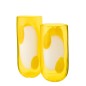 Vase en verre transparent jaune 16x12x37.5 cm Vase en verre transparent jaune 16x12x37.5 cm
