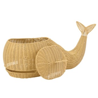 Panier baleine en pvc neige 90x31.5x46 cm
