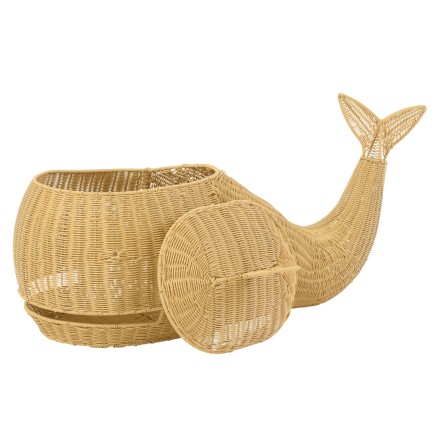 Panier baleine en pvc neige 90x31.5x46 cm