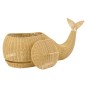 Panier baleine en pvc neige 90x31.5x46 cm Panier baleine en pvc neige 90x31.5x46 cm