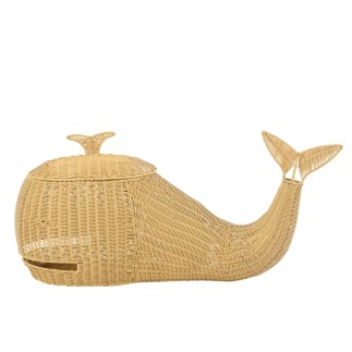 Panier baleine en pvc neige 90x31.5x46 cm