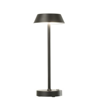 Lampe de table en métal noir 12x31,5x12 cm