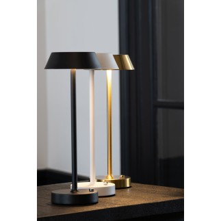 Lampe de table en métal noir 12x31,5x12 cm