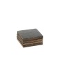 Posavasos de madera de acacia negra, 10 x 10 x 0,5 cm Posavasos de madera de acacia negra, 10 x 10 x 0,5 cm