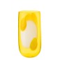Vaso in vetro trasparente giallo 16,5x13,5x33 cm Vaso in vetro trasparente giallo 16,5x13,5x33 cm
