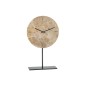 Reloj de pie de mármol beige 20 x 10 x 44 cm Reloj de pie de mármol beige 20 x 10 x 44 cm