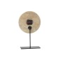 Relógio de pé em mármore bege 20x10x44 cm Relógio de pé em mármore bege 20x10x44 cm