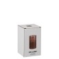 Lâmpada LED em vidro castanho 8x8x13 cm Lâmpada LED em vidro castanho 8x8x13 cm