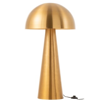 Candeeiro cogumelo em metal dourado 51x51x95 cm