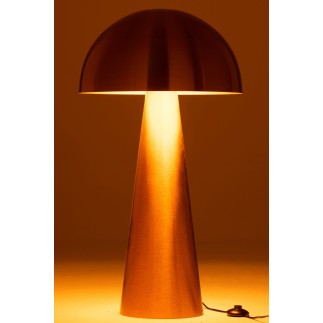 Lampe champignon en métal or 51x51x95 cm