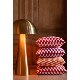 Lampe champignon en métal or 51x51x95 cm