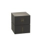 Candela profumata 80H in portacandele in vetro bronzo 17x17x20 cm Candela profumata 80H in portacandele in vetro bronzo 17x17x20 cm