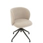 Chaise réglable en velours beige 56x48x48cm Chaise réglable en velours beige 56x48x48cm