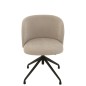 Sedia regolabile in velluto beige 56x48x48cm Sedia regolabile in velluto beige 56x48x48cm