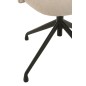 Chaise réglable en velours beige 56x48x48cm Chaise réglable en velours beige 56x48x48cm