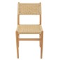 Poltrona tipo lap em faia e corda natural 50x46x87 cm Poltrona tipo lap em faia e corda natural 50x46x87 cm