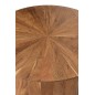 Table basse ronde en bois d'acacia 90x90x35 cm Table basse ronde en bois d'acacia 90x90x35 cm
