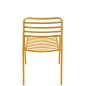 Chaise de jardin en métal jaune 50x56x81 cm Chaise de jardin en métal jaune 50x56x81 cm