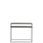 Console rectangulaire en métal noir 105x35x85 cm Console rectangulaire en métal noir 105x35x85 cm