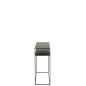 Console rectangulaire en métal noir 105x35x85 cm Console rectangulaire en métal noir 105x35x85 cm