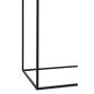 Console rectangulaire en métal noir 105x35x85 cm Console rectangulaire en métal noir 105x35x85 cm