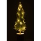 Sapin de Noël artificiel à led en plastique vert 13x13x60 cm Sapin de Noël artificiel à led en plastique vert 13x13x60 cm