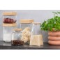 Pot en verre transparent 11x11x11 cm Pot en verre transparent 11x11x11 cm