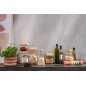 Pot en verre transparent 11x11x11 cm Pot en verre transparent 11x11x11 cm