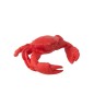 Crabe en polyrésine rouge 19.5x17.5x7 cm Crabe en polyrésine rouge 19.5x17.5x7 cm