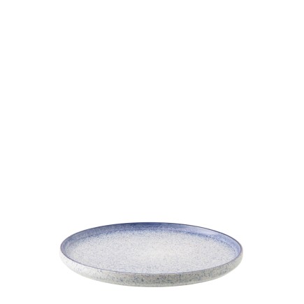 Plato llano de cerámica azul 26,7 x 26,7 x 2 cm