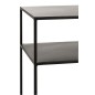 Consola rectangular de metal negro 105x35x85 cm Consola rectangular de metal negro 105x35x85 cm