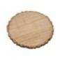 Disque rond en bois naturel 33x33x2 cm Disque rond en bois naturel 33x33x2 cm