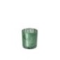 Castiçal de vidro verde 7x7x8 cm Castiçal de vidro verde 7x7x8 cm