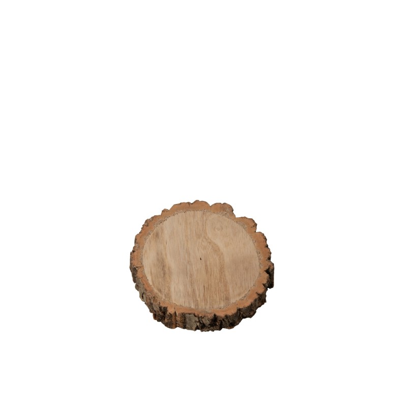 Disco redondo em paulownia natural, 12 x 12 x 2 cm Disco redondo em paulownia natural, 12 x 12 x 2 cm