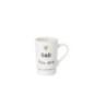 Mug en porcelaine blanc et noir 8x6.4x12 cm Mug en porcelaine blanc et noir 8x6.4x12 cm